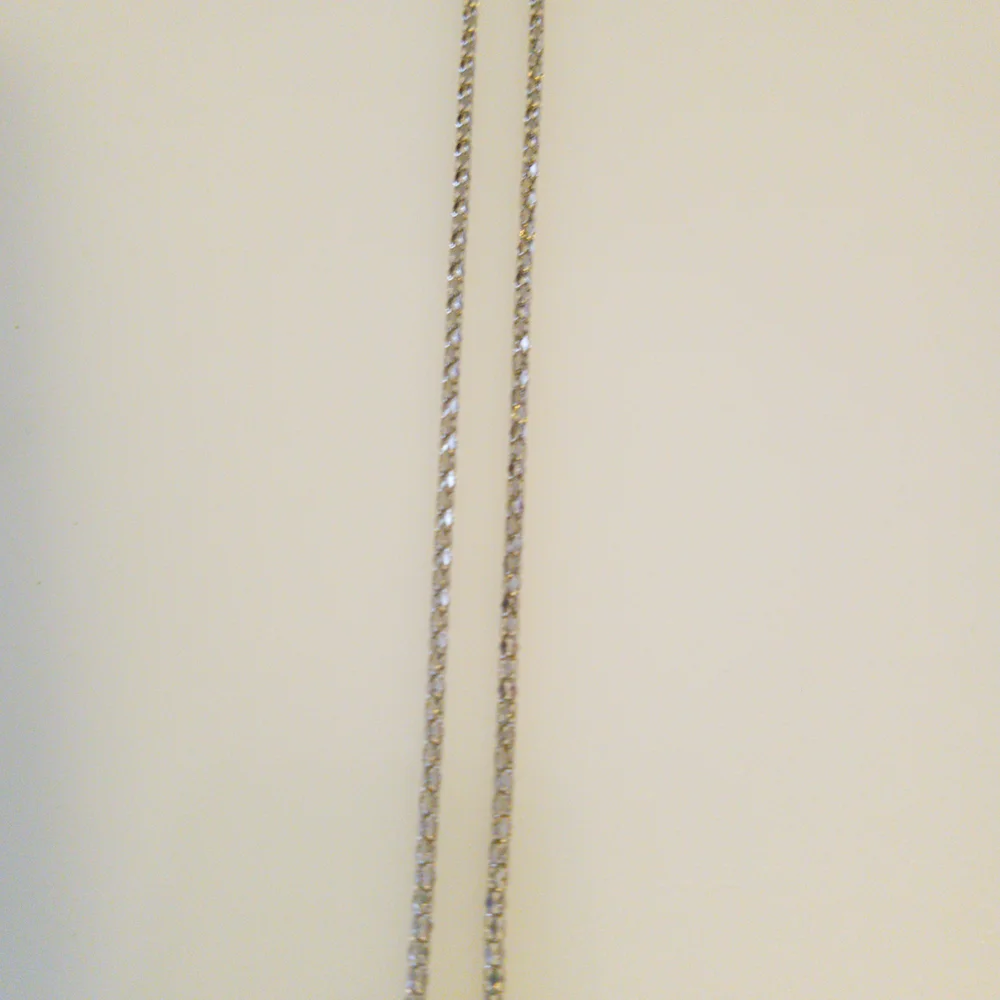 Blue and Silver Feather Pendant Necklace